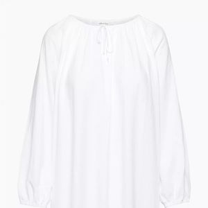 Aritzia Dote Linen Dress in White